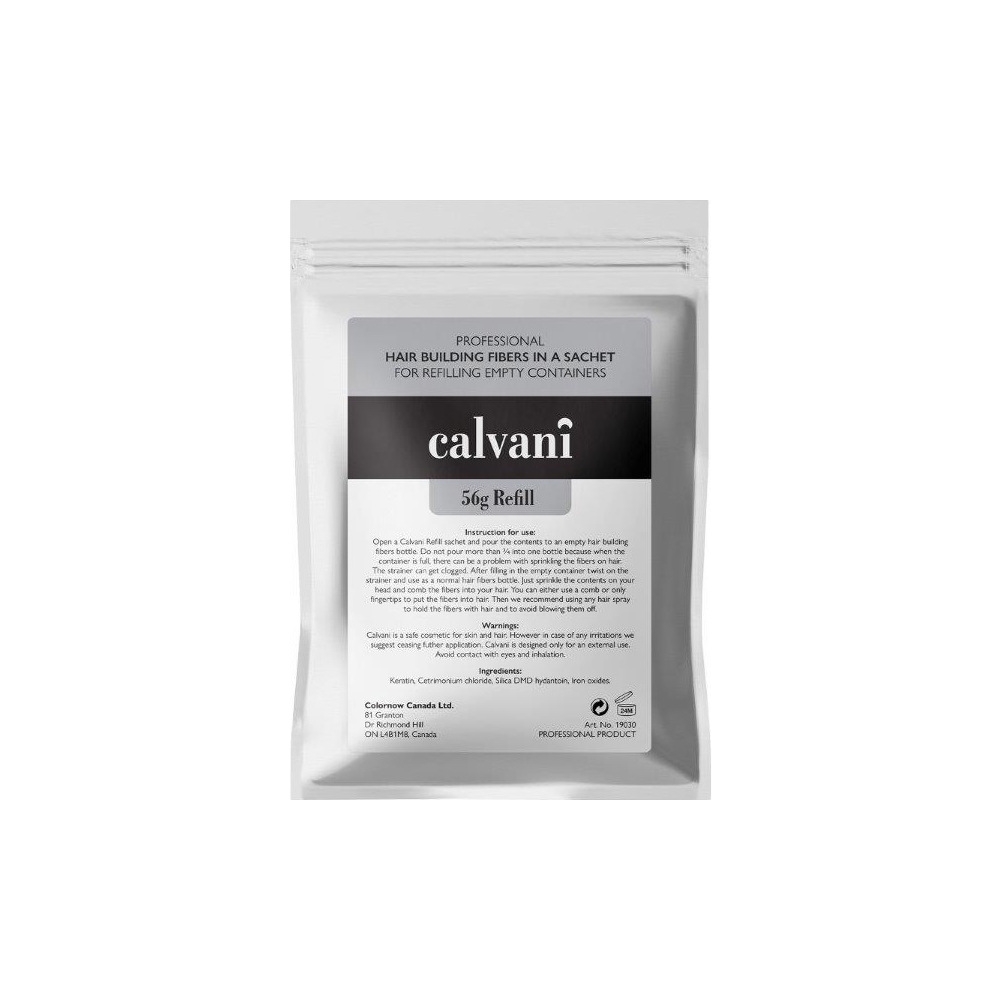 HAIR BUILDING FIBERS-ΣΚΟΝΗ ΠΥΚΝΩΣΗΣ 56gr CALVANI