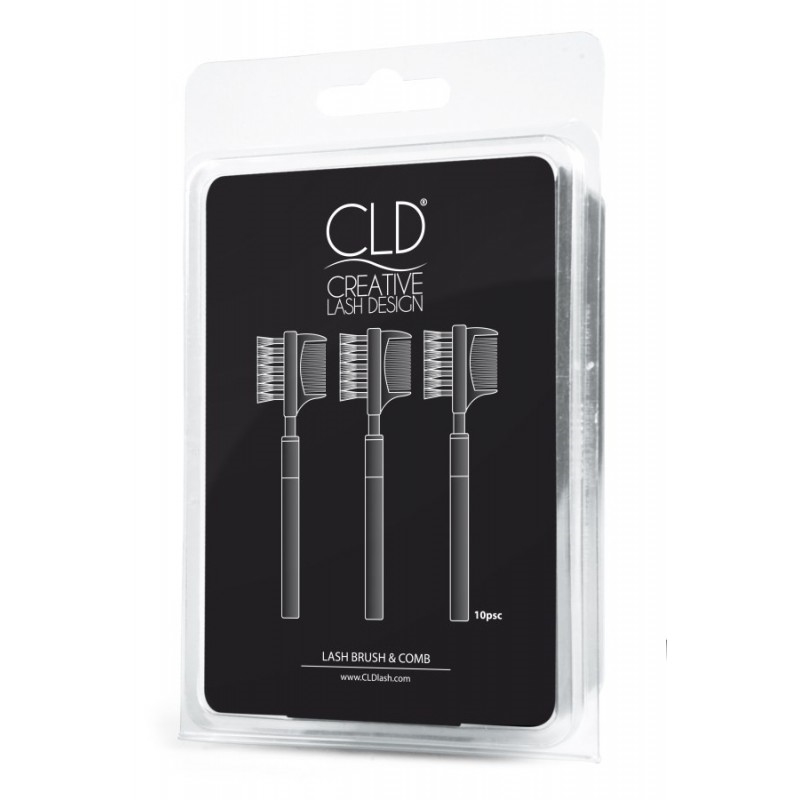EF - CLD-LBC BRUSH &amp; COMB / ΧΤΕΝΑΚΙA ΓΙΑ ΒΛΕΦΑΡΙΔΕΣ 10τμχ