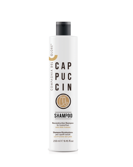 CDC- CAPPUCCINO RECONSTRUCTION SHAMPOO / ΣΑΜΠΟΥΑΝ ΑΝΑΔΟΜΗΣΗΣ ΓΙΑ ΤΑΛΑΙΠΩΡΗΜΕΝΑ ΜΑΛΛΙΑ 250ml