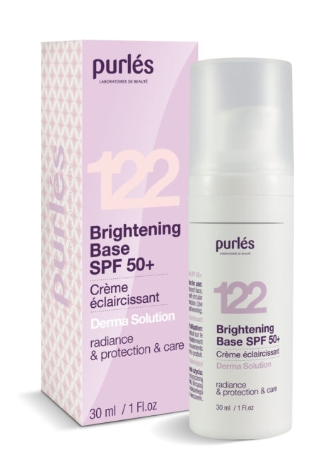 122 BRIGHTENING BASE SPF 50+ - ΚΡΕΜΑ ΠΡΟΣΩΠΟΥ PURLES