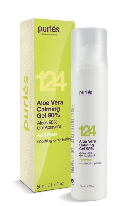 124 ALOE VERA CALMING GEL 98% - ΚΑΤΑΠΡΑΫΝΤΙΚΟ ΤΖΕΛ ΠΡΟΣΩΠΟΥ PURLES
