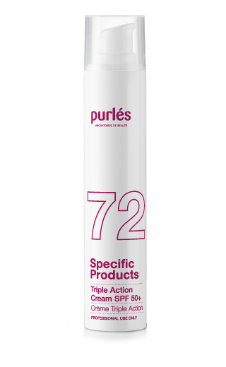 72 TRIPLE ACTION CREAM SPF 50+ - ΚΡΕΜΑ ΠΡΟΣΩΠΟΥ PURLES