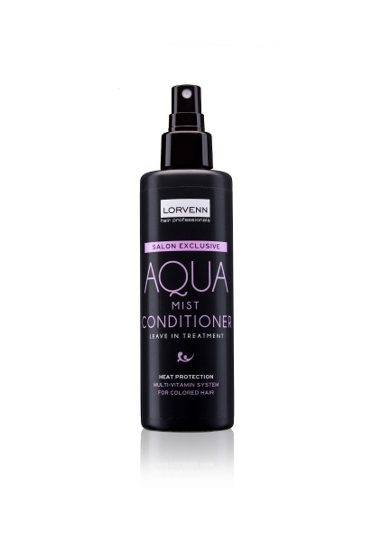 LORVENN AQUA MIST CONDITIONER/ ΘΕΡΑΠΕΙΑ LEAVE-IN // ΠΡΟΣΤΑΣΙΑ ΚΑΤΑ ΤΗΣ ΘΕΡΜΟΤΗΤΑΣ // ΜΕ ΣΥΣΤΗΜΑ ΠΟΛΥΒΙΤΑΜΙΝΩΝ ΓΙΑ ΒΑΜΜΕΝΑ ΜΑΛΛΙΑ 200ml