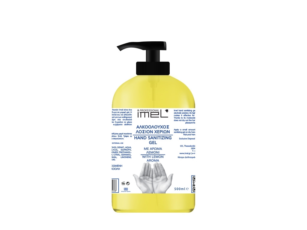IMEL ΑΛΚΟΟΛΟΥΧΟ GEL ΧΕΡΙΩΝ 70% 500ML