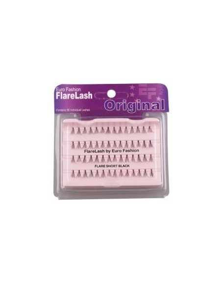 FLARELASH - FLARE SHORT BLACK EUROFASHION