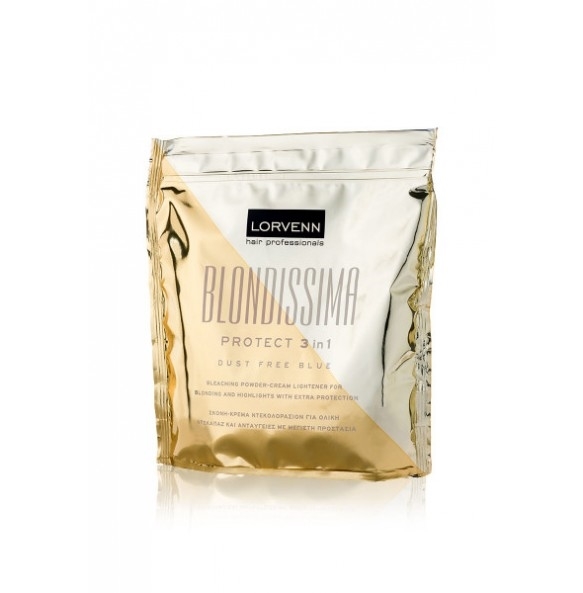 BLONDISSIMA PROTECT 3 IN 1 DUST FREE BLUE 500gr LORVENN