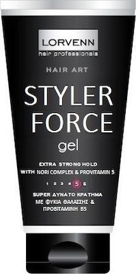 LORVENN STYLER FORCE GEL / ΠΟΛΥ ΔΥΝΑΤΟ ΚΡΑΤΗΜΑ ΜΕΓΑΛΗΣ ΔΙΑΡΚΕΙΑΣ // ΧΩΡΙΣ ΟΙΝΟΠΝΕΥΜΑ 150ML