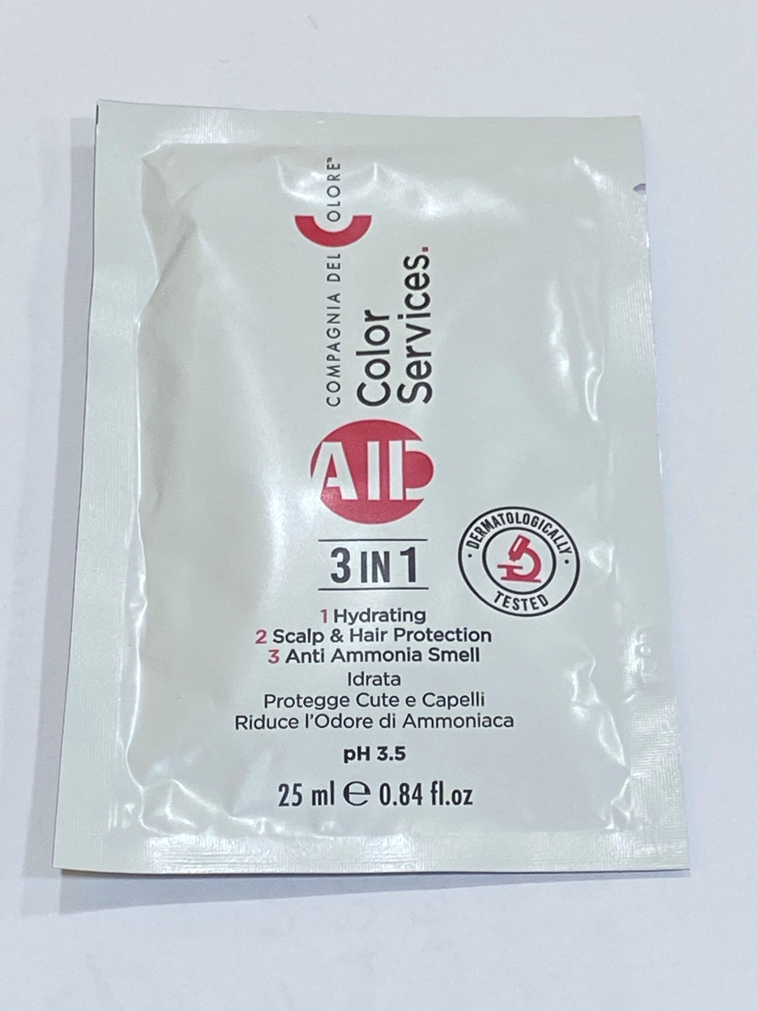 CDC-COLOR SERVICE AID 3 IN 1 / ΚΡΕΜΑ ΠΡΟΣΤΑΣΙΑΣ ΚΑΤΑ ΤΗΝ ΒΑΦΗ &amp; ΤΟ ΝΤΕΚΑΠΑΖ - ΦΑΚΕΛΑΚΙ 25ml CDC