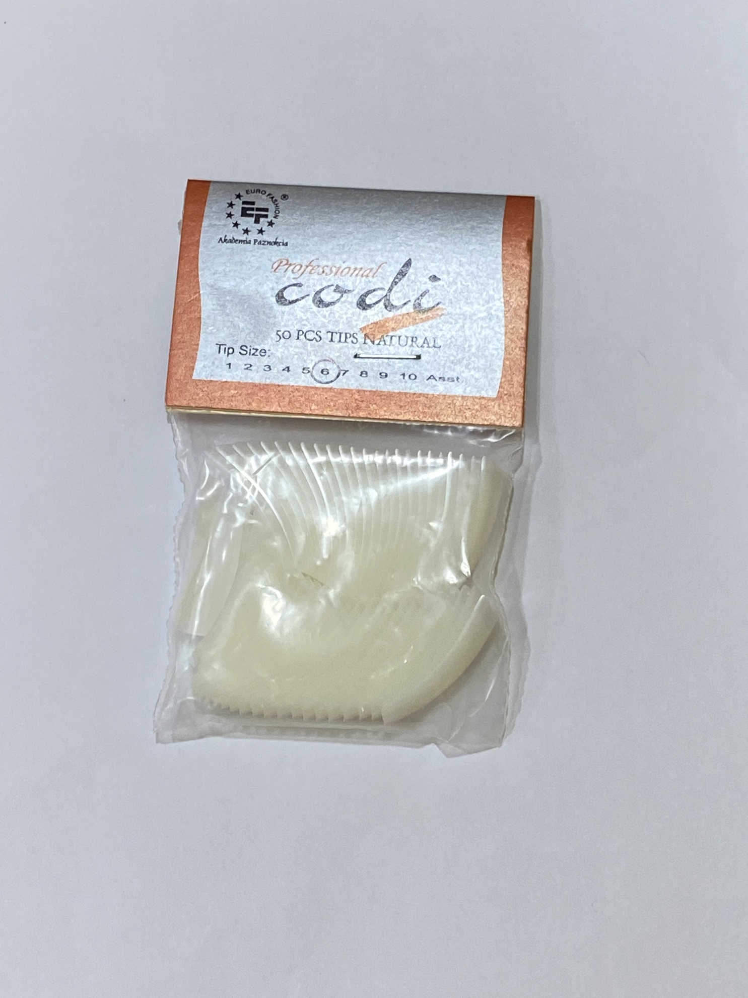 ΝΥΧΙΑ EF 50pc. NATURAL TIPS CODI no6
