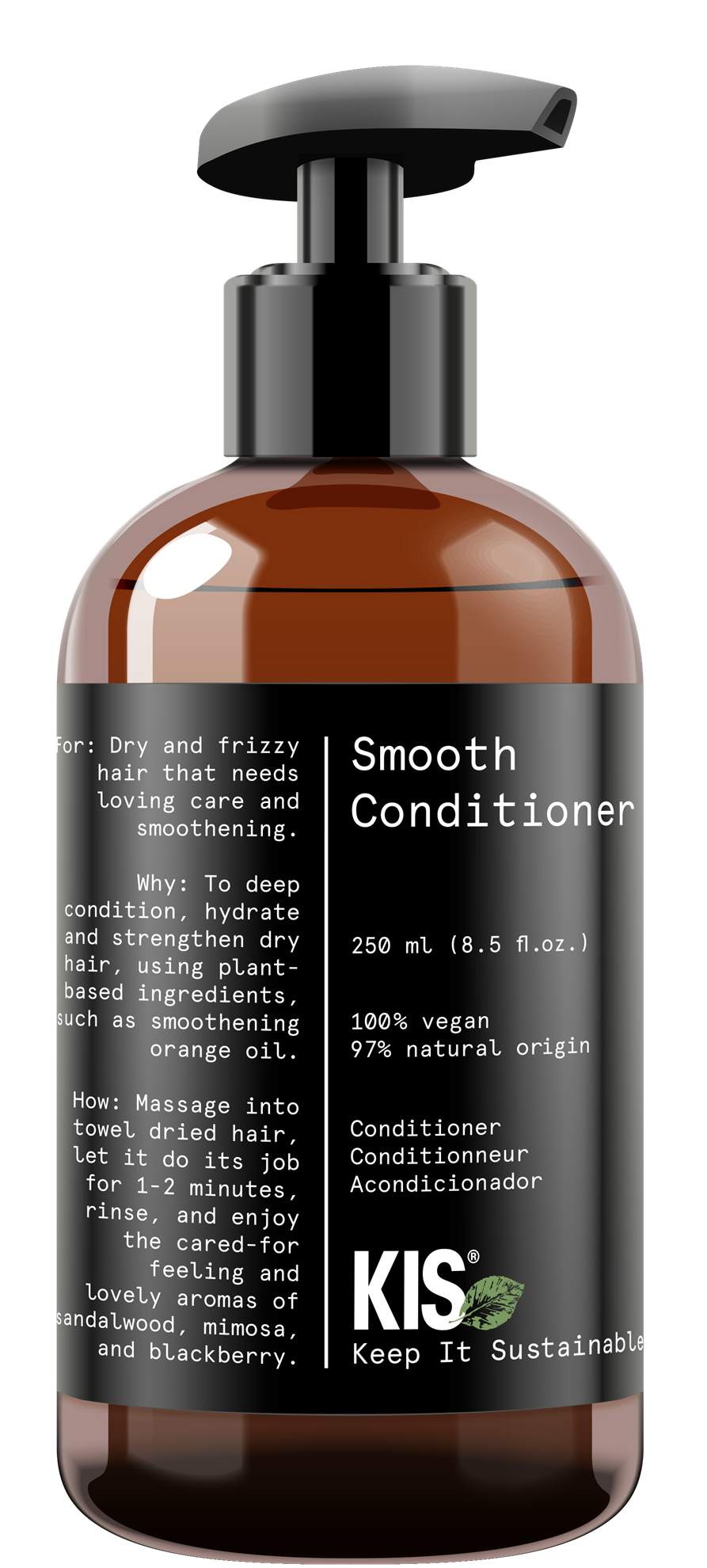 KIS GREEN SMOOTH CONDITIONER / ΜΑΛΑΚΤΙΚΗ VEGAN KATA ΤΟΥ ΦΡΙΖΑΡΙΣΜΑΤΟΣ 250ML