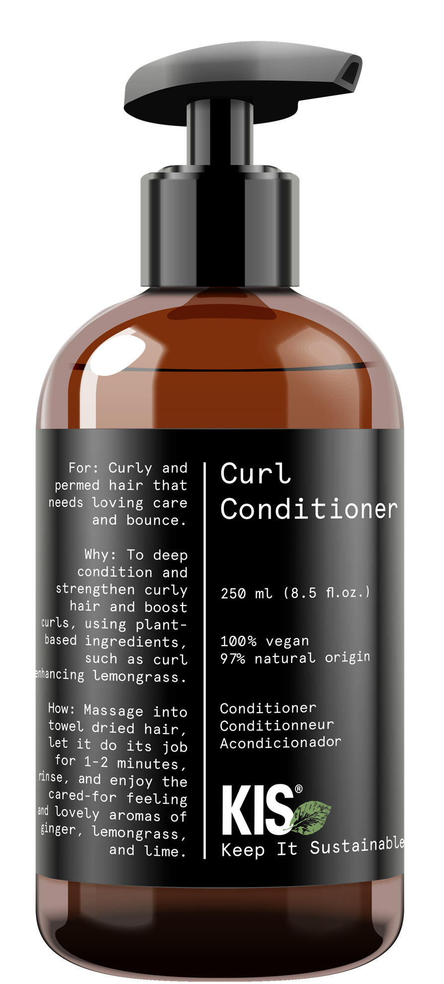 KIS GREEN CURL CONDITIONER / ΜΑΛΑΚΤΙΚΗ VEGAN ΓΙΑ ΣΓΟΥΡΑ ΜΑΛΛΙΑ 250ML