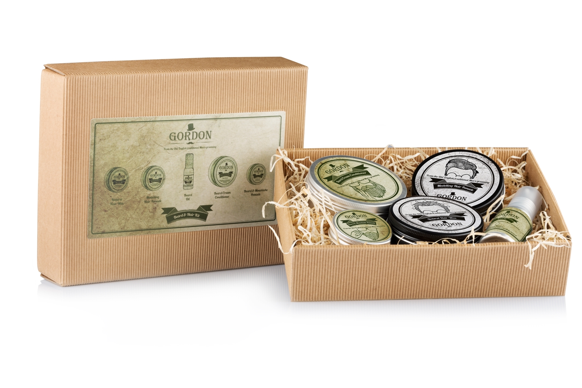 ΣΕΤ ΔΩΡΟΥ ΑΝΔΡΙΚΗΣ ΠΕΡΙΠΟΙΗΣΗΣ GORDON BEARD &amp; HAIR CARE KIT D418 LABOR