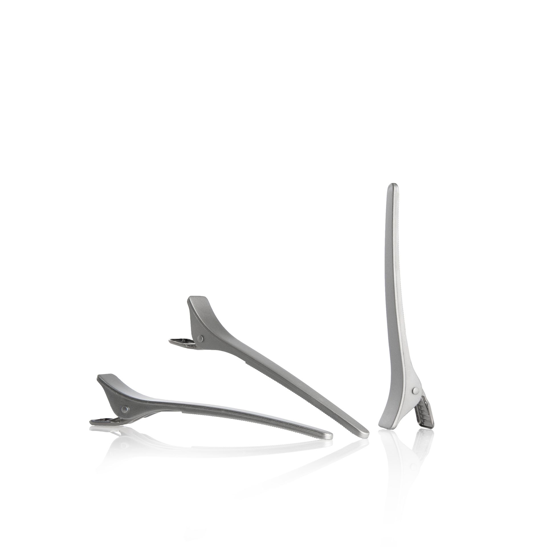 ΠΕΝΣΑΚΙΑ ΚΟΜΜΩΤΗΡΙΟΥ /PLASTIC &amp; METAL DUCKBILL CLIP SILVER  F310  LABOR