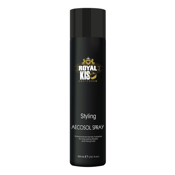 KIS ROYAL AECOSOL SPRAY /  ΥΓΡΗ ΛΑΚ ΜΑΛΛΙΩΝ 300ML