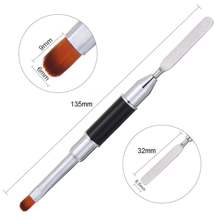 ΠΙΝΕΛΟ ACRYGEL ΔΙΠΛΗΣ ΟΨΗΣ ΜΕ ΣΠΑΤΟΥΛΑ (Ν.96)