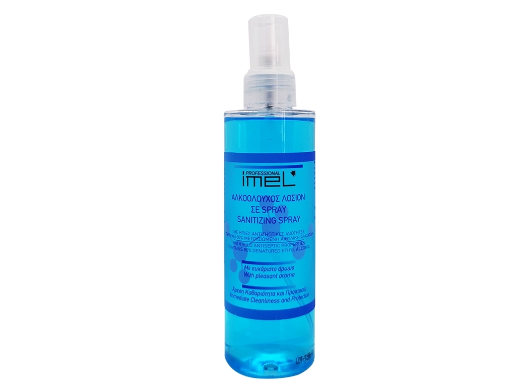 IMEL ΑΛΚΟΟΛΟΥΧΟΣ ΛΟΣΙΟΝ ΣΕ SPRAY IMEL 80% 200ML