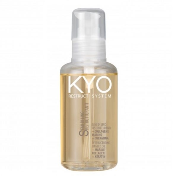 ΛΑΔΙ-CRYSTAL OIL ΜΑΛΛΙΩΝ KYO RESTRACT semi di lino 100ml