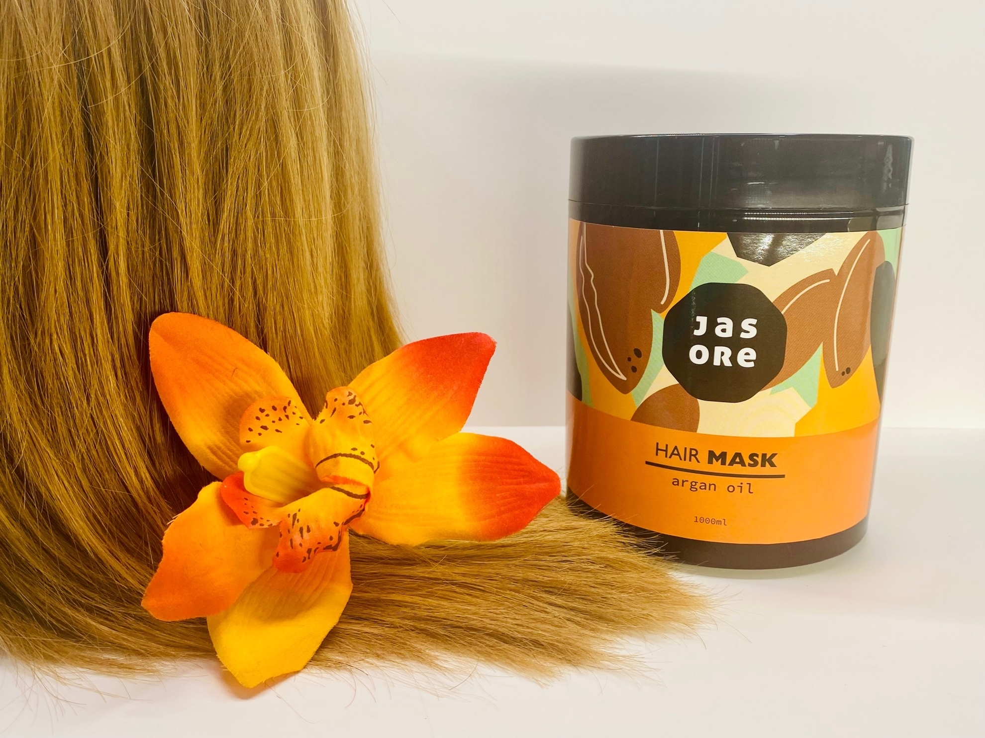 ΜΑΣΚΑ ΜΑΛΛΙΩΝ JASORE ARGAN OIL HAIR MASK 1000ML