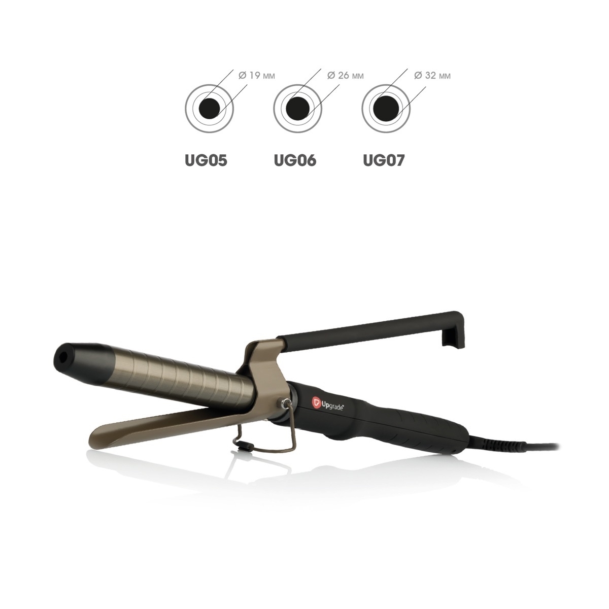 PROFESSIONAL TITANIUM CURLING IRON 19MM UPGRADE (UG05)