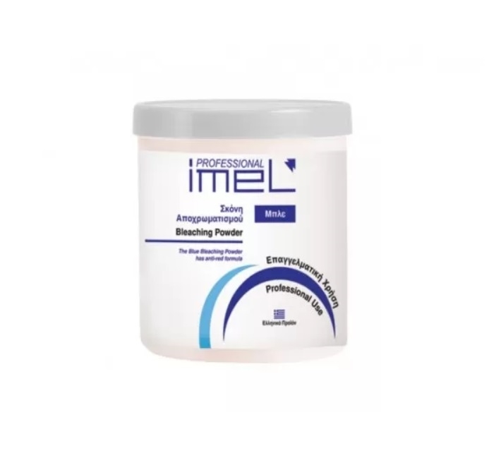 IMEL BLEACHING POWDER / ΣΚΟΝΗ ΑΠΟΧΡΩΜΑΤΙΣΜΟΥ ΜΠΛΕ 500GR