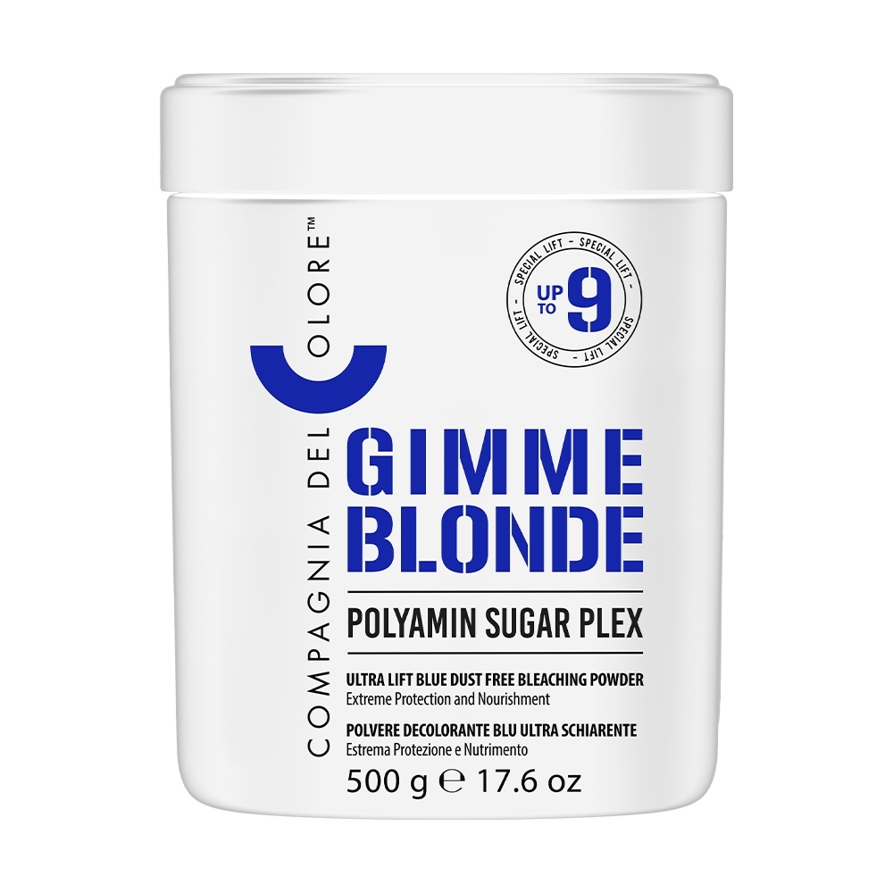 CDC-GIMME BLONDE -ULTRA LIFT BLUE DUST FREE BLEACHING POWDER / ΜΠΛΕ ΣΚΟΝΗ ΝΤΕΚΑΠΑΖ ΜΕ ΑΝΟΙΓΜΑ ΕΩΣ 9 ΤΟΝΟΥΣ 500GR