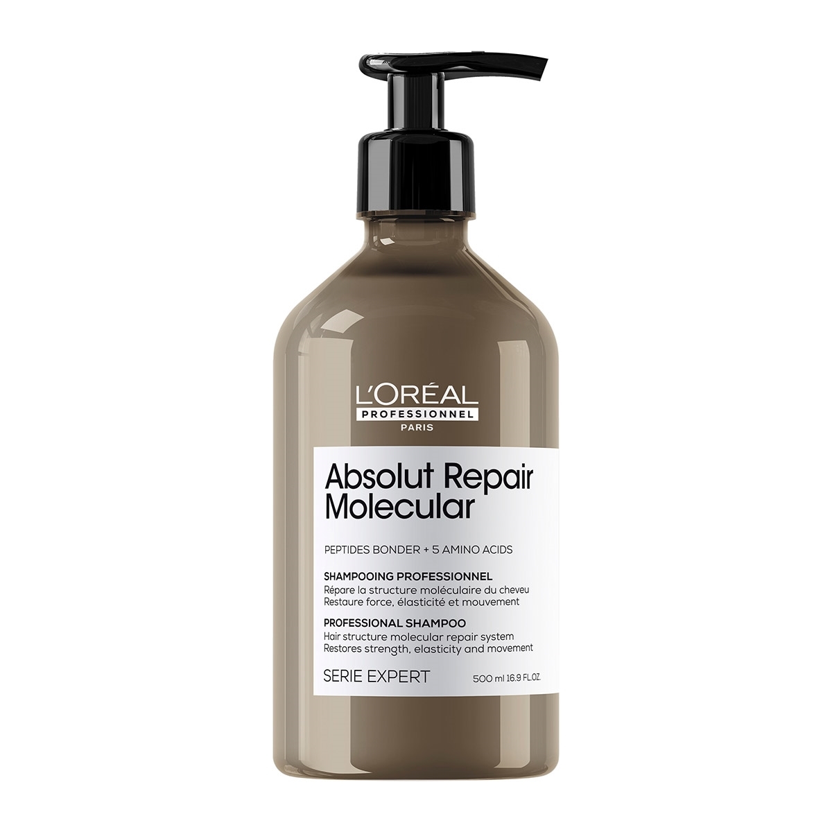 L’ORÉAL SERIE EXPERT ABSOLUT REPAIR MOLECULAR / ΣΑΜΠΟΥΑΝ ΜΟΡΙΑΚΗΣ ΕΠΑΝΟΡΘΩΣΗΣ ΧΩΡΙΣ ΘΕΙΪΚΑ ΑΛΑΤΑ ΓΙΑ ΤΑΛΑΙΠΩΡΗΜΕΝΑ ΜΑΛΛΙΑ 500ML