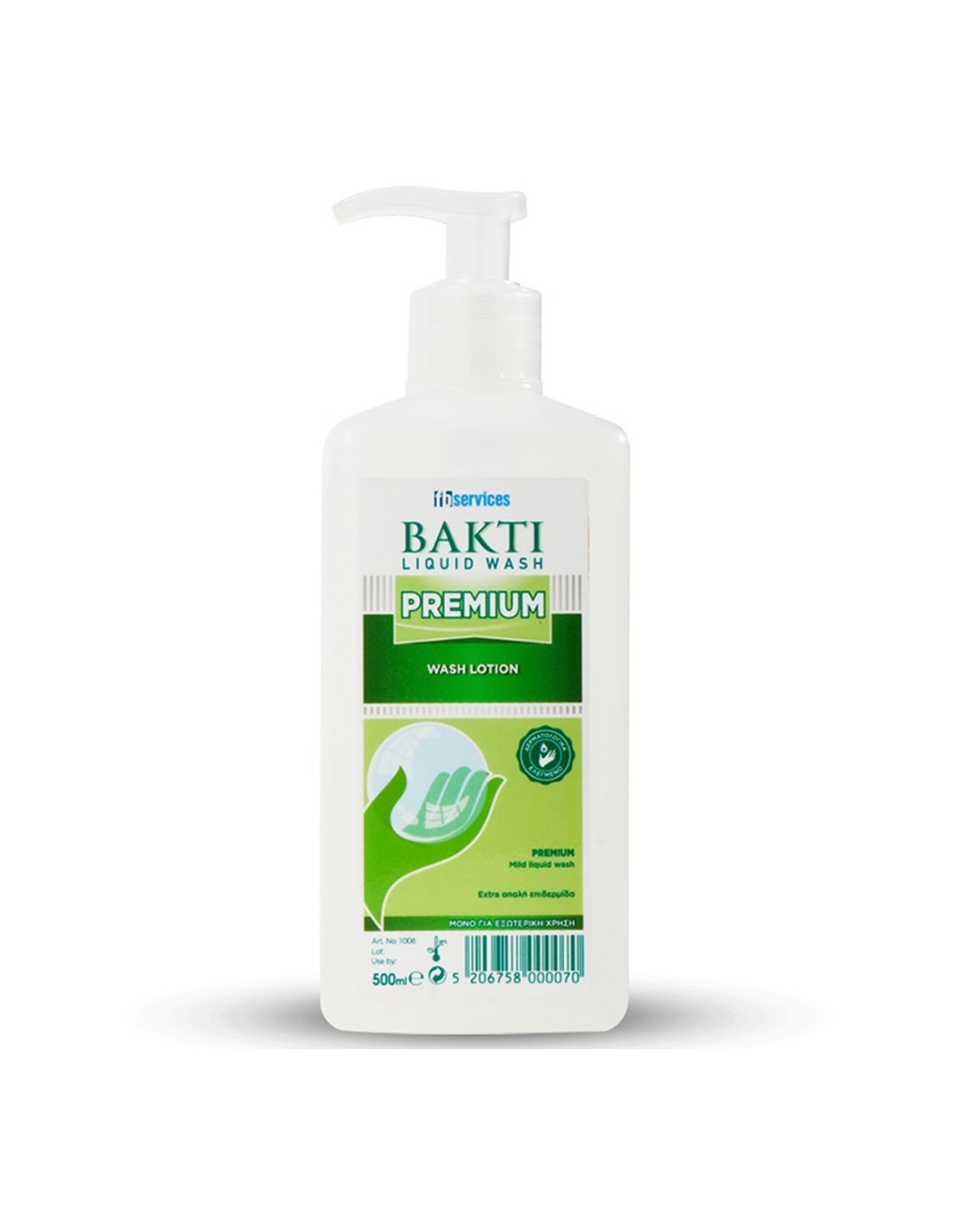 ΑΝΤΙΜΙΚΡΟΒΙΑΚΟ ΚΡΕΜΟΣΑΠΟΥΝΟ/ BAKTI LIQUID WASH PREMIUM  500ML