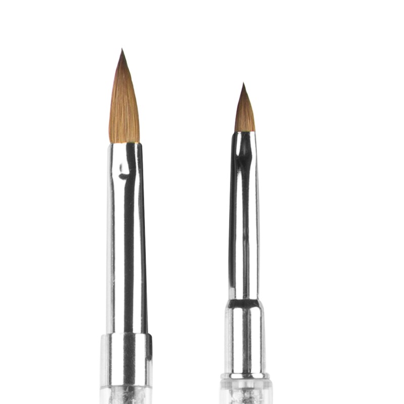 ΟΒΑΛ ΠΙΝΕΛΟ ΑΚΡΥΛΙΚΟΥ &amp; ΣΧΕΔΙΟΥ/ EF EXCLUSIVE DOUBLE-END ACRYLIC OVAL/CAT'S TONGUE BRUSH  (EF04)