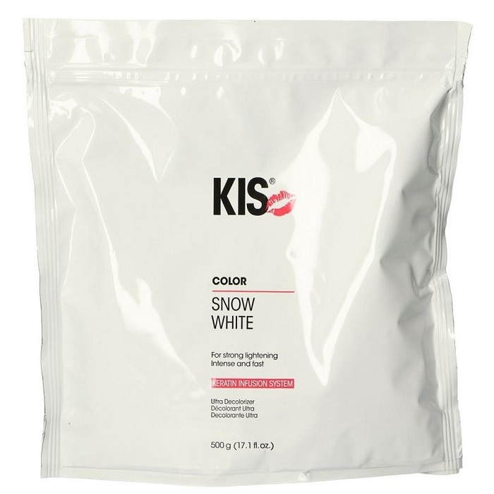 KIS SNOW WHITE BLEACH /ΣΚΟΝΗ ΝΤΕΚΑΠΑΖ ΜΕ ΚΕΡΑΤΙΝΗ 500GR
