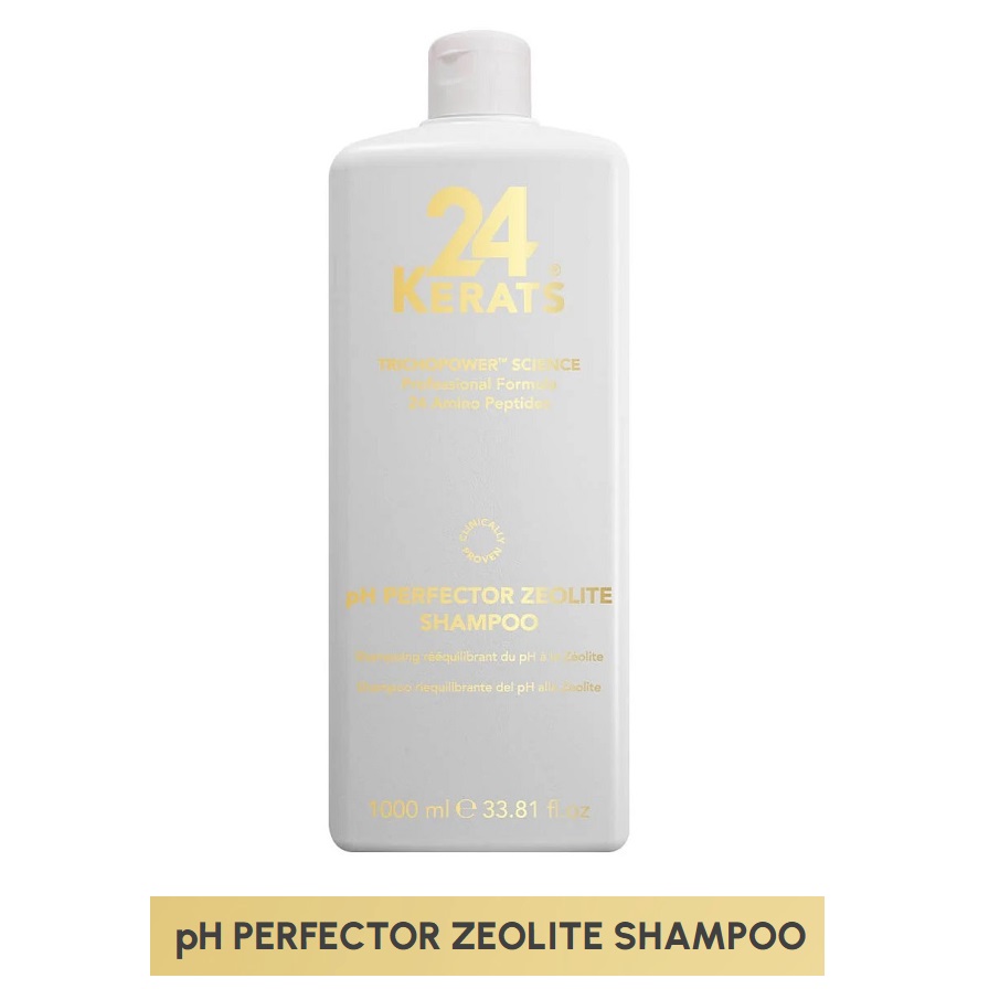 24 KERATS® PH PERFECTOR ZEOLITE SHAMPOO / ΣΑΜΠΟΥΑΝ ΚΛΕΙΔΩΜΑΤΟΣ ΜΕ ΖΕΟΛΙΘΟ 1000ML