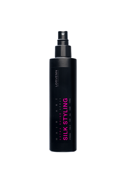 LORVENN HAIR ART SILK STYLING SPRAY / STYLING ΣΠΡΕΙ ΜΕ ΜΕΤΑΞΙ ΓΙΑ ΕΞΤΡΑ ΛΑΜΨΗ &amp; ΔΥΝΑΤΟ ΚΡΑΤΗΜΑ /ΓΙΑ ΟΛΟΥΣ ΤΟΥΣ ΤΥΠΟΥΣ ΜΑΛΛΙΩΝ 200ML