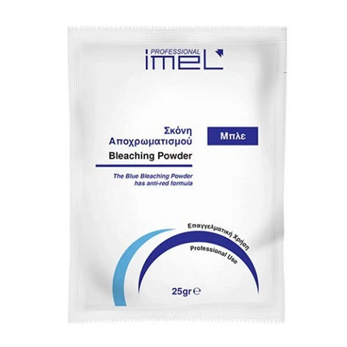 IMEL BLUE BLEACHING POWDER / ΦΑΚΕΛΑΚΙ ΜΠΛΕ ΣΚΟΝΗΣ ΑΠΟΧΡΩΜΑΤΙΣΜΟΥ - ΝΤΕΚΑΠΑΖ  25GR