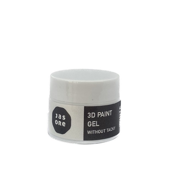JASORE 3D PAINT GEL – WHITE /3D ΠΑΣΤΑ ΔIΑMΟΡΦΩΣΗΣ ΓΙΑ ΣΧΕΔΙΑΣΜΟ ΝΥΧΙΩΝ 5ML
