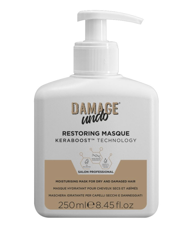 DAMAGE UNDO - RESTORING MASQUE /ΕΝΥΔΑΤΙΚΗ ΜΑΣΚΑ ΓΙΑ ΞΗΡΑ ΚΑΙ ΤΑΛΑΙΠΩΡΗΜΕΝΑ ΜΑΛΛΙΑ 250ML
