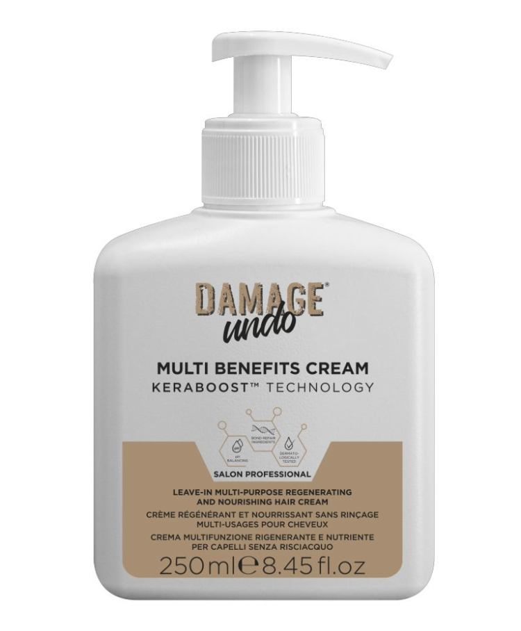 DAMAGE UNDO - MULTI BENEFITS CREAM / ΠΟΛΥΔΡΑΣΤΙΚΗ ΑΝΑΔΟΜΗΤΙΚΗ &amp; ΘΡΕΠΤΙΚΗ ΚΡΕΜΑ ΜΑΛΛΙΩΝ ΧΩΡΙΣ ΞΕΒΓΑΛΜΑ 250ML