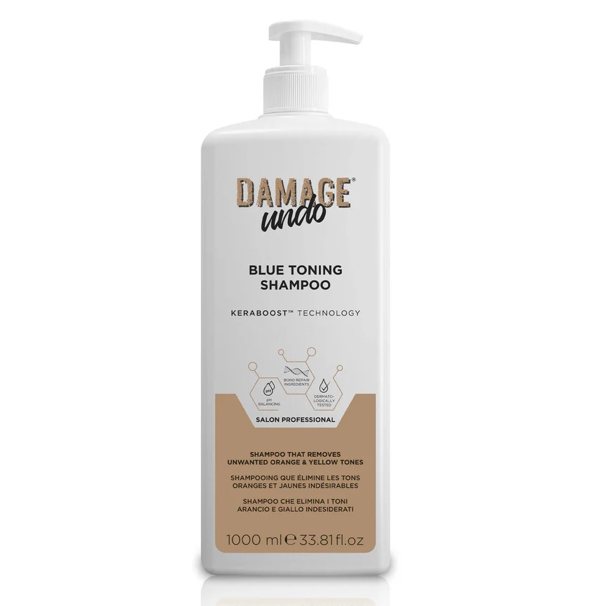 DAMAGE UNDO - BLUE TONING SHAMPOO / ΜΠΛΕ ΤΟΝΟΤΙΚΟ ΣΑΜΠΟΥΑΝ ΓΙΑ ΕΞΟΥΔΕΤΕΡΩΣΗ ΤΩΝ ΚΙΤΡΙΝΩΝ-ΠΟΡΤΟΚΑΛΙ ΤΟΝΩΝ 1000ML