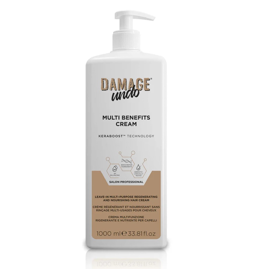 DAMAGE UNDO - MULTI BENEFITS CREAM / ΠΟΛΥΔΡΑΣΤΙΚΗ ΑΝΑΔΟΜΗΤΙΚΗ &amp; ΘΡΕΠΤΙΚΗ ΚΡΕΜΑ ΜΑΛΛΙΩΝ ΧΩΡΙΣ ΞΕΒΓΑΛΜΑ 1000ML