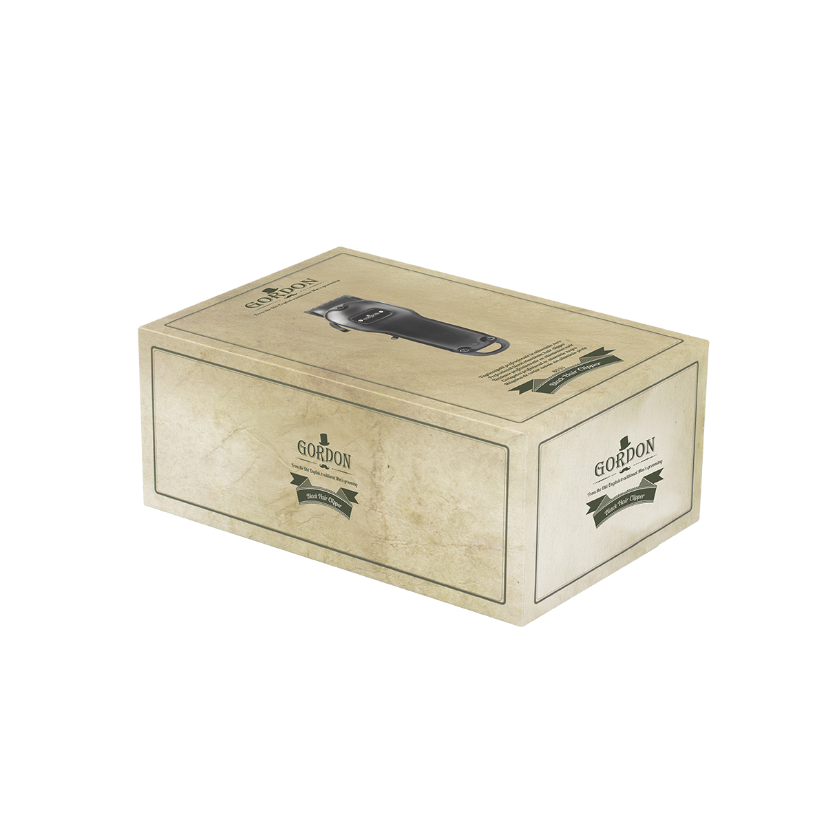 ΕΠΑΓΓΕΛΜΑΤΙΚΗ ΚΟΥΡΕΥΤΙΚΗ ΜΗΧΑΝΗ ΜΑΛΛΙΩΝ ΑΠΟ ΜΑΥΡΟ ΑΛΟΥΜΙΝΙΟ / GORDON PROFESSIONAL BLACK ALUMINIUM HAIR CLIPPER (B533)