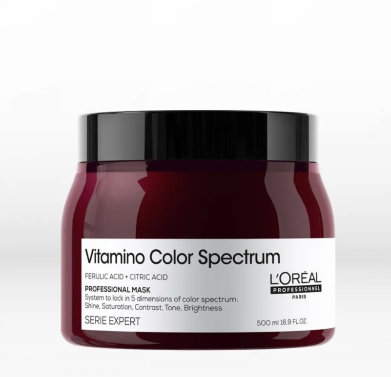 L’OREAL PROFESSIONNEL SERIE EXPERT VITAMINO COLOR SPECTRUM / ΜΆΣΚΑ ΜΑΛΛΙΩΝ ΓΙΑ ΌΛΟΥΣ ΤΟΥΣ ΤΥΠΟΥΣ ΒΑΜΜΕΝΩΝ ΜΑΛΛΙΩΝ 500ML