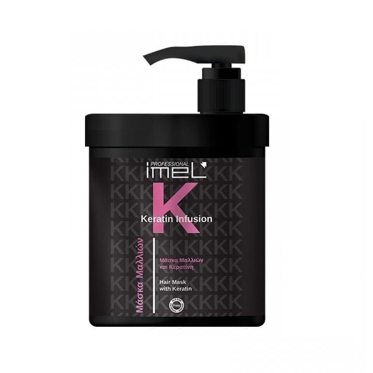 IMEL HAIR MASK KERATIN INFUSION/ ΜΑΣΚΑ ΜΑΛΛΙΩΝ ΜΕ ΚΕΡΑΤΙΝΗ 1000ML