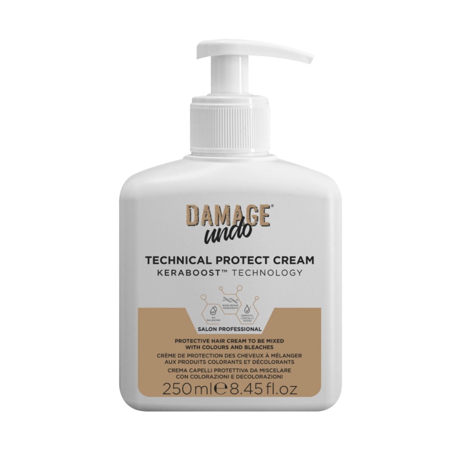 DAMAGE UNDO TECHNICAL PROTECT CREAM / ΠΡΟΣΤΑΤΕΥΤΙΚΗ ΚΡΕΜΑ ΜΑΛΛΙΩΝ ΓΙΑ ΑΝΑΜΙΞΗ ΜΕ ΒΑΦΕΣ ΚΑΙ ΝΤΕΚΑΠΑΖ – 250ML
