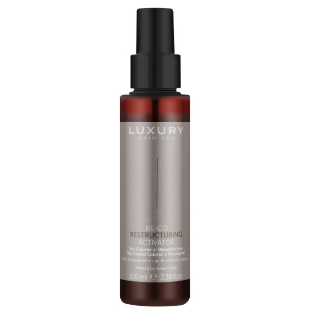 ΣΠΡΕΙ ACTIVATOR ΓΙΑ ΒΑΜΜΕΝΑ ΚΑΙ ΞΑΝΟΙΓΜΕΝΑ ΜΑΛΛΙΑ /LUXURY HAIR PRO RE-CO RESTRUCTURING ACTIVATOR FOR COLORED OR BLEACHED HAIR -100ml
