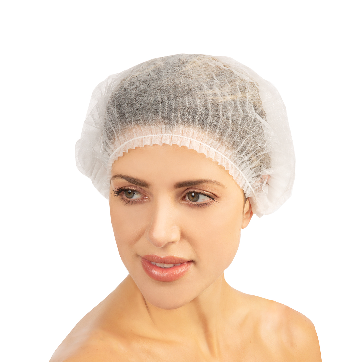 ΣΚΟΥΦΑΚΙΑ ΓΑΖΑ / NON-WOVEN DISPOSABLE CAP. H001/B  (ΤΟ ΕΝΑ)