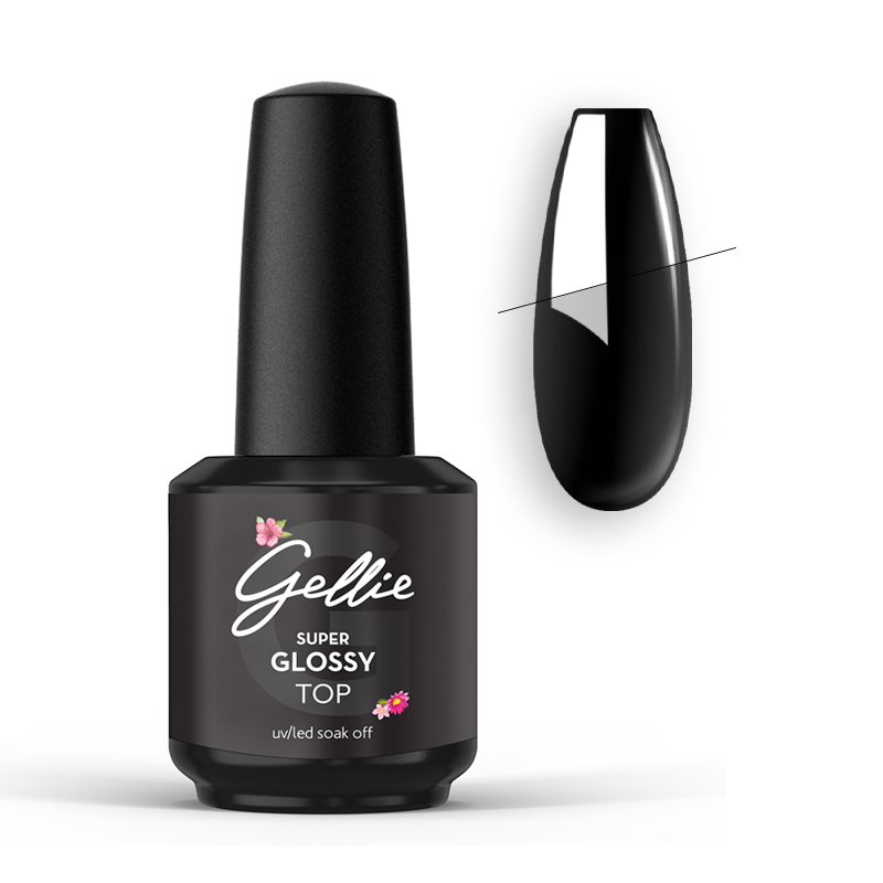 GELLIE SUPER GLOSSY ΤOP NWT ΓΙΑ SUPER ΓΥΑΛΙΣΤΕΡΟ ΦΙΝΙΡΙΣΜΑ - 15ML