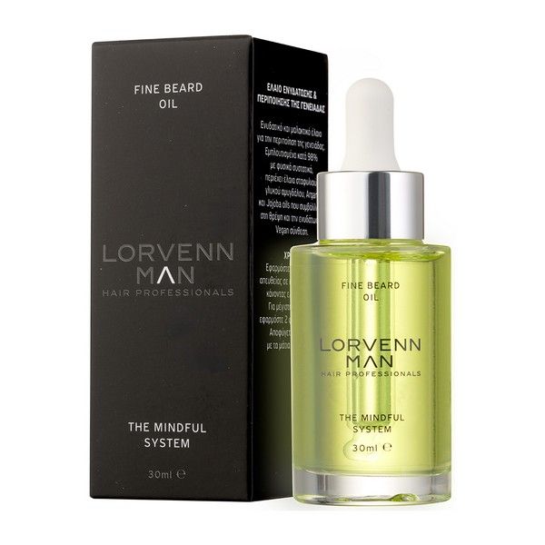 LORVENN MAN FINE BEARD OIL / ΈΛΑΙΟ ΕΝΥΔΑΤΩΣΗΣ &amp; ΠΕΡΙΠΟΙΗΣΗΣ ΓΕΝΕΙΑΔΑΣ, 30ML