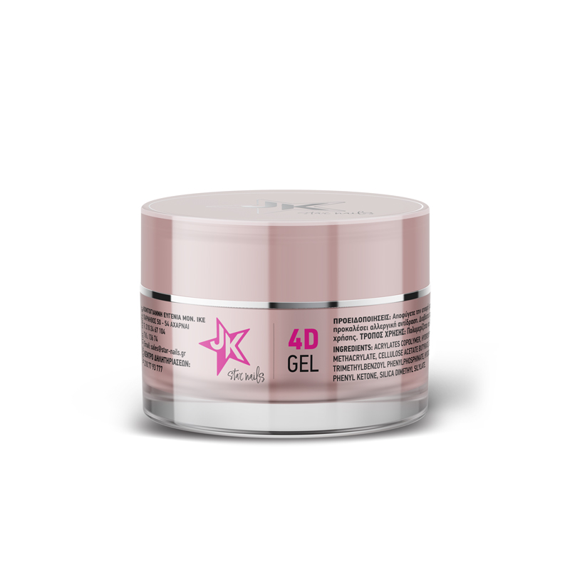 ΔΙΑΦΑΝΟ ΤΖΕΛ ΝΥΧΙΩΝ ΓΙΑ ΣΧΕΔΙΑ / 4D GEL / NAIL ART GEL - 5ML