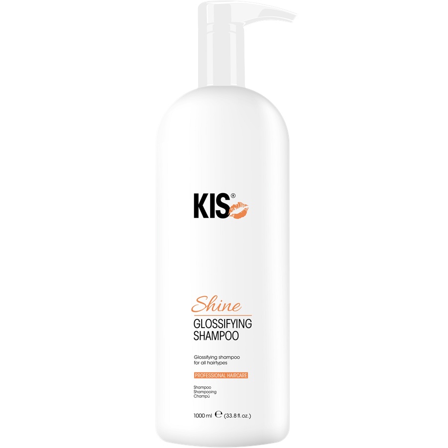 KIS - SHINE GLOSSIFYING SHAMPOO / ΕΝΥΔΑΤΙΚΟ VEGAN ΣΑΜΠΟΥΑΝ ΜΑΛΛΙΩΝ ΓΙΑ ΑΠΑΛΟΤΗΤΑ ΚΑΙ ΛΑΜΨΗ 1000ML