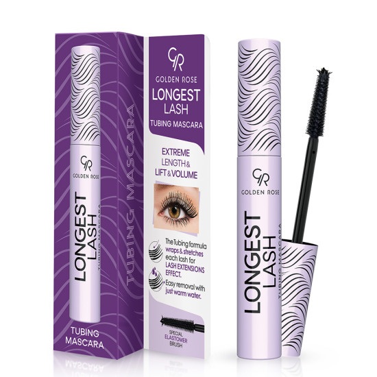 ΜΑΣΚΑΡΑ ΜΑΤΙΩΝ ΜΕ ΕΝΤΟΝΟ ΑΠΟΤΕΛΕΣΜΑ/LONGEST LASH TUBING MASCARA GR
