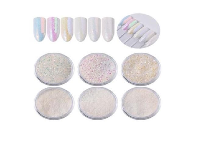 ΔΙΑΚΟΣΜΗΤΙΚΑ ΝΥΧΙΩΝ GLITTER MERMAID ΣΚΟΝΗ ΝΥΧΙΩΝ 6ΤΜΧ (Ν.82)